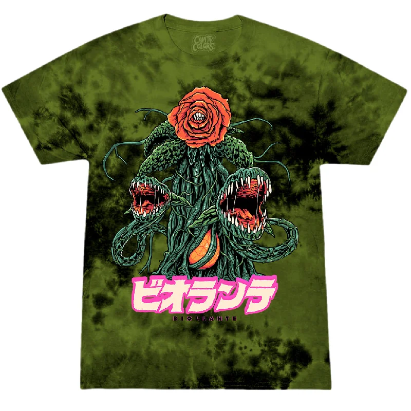 BIOLLANTE: A NEW LIFE FORM - TIE-DYE T-SHIRT (ACID GREEN TIE-DYE)