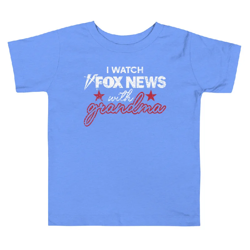 FOX News FOX News I Watch with Grandma Toddler Shirt