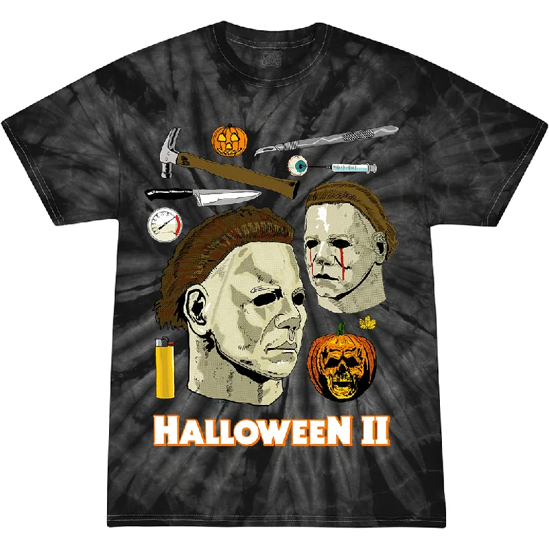 Halloween II: Instruments of Madness - Tie-Dye T-Shirt (Blackest Eyes Tie Dye)