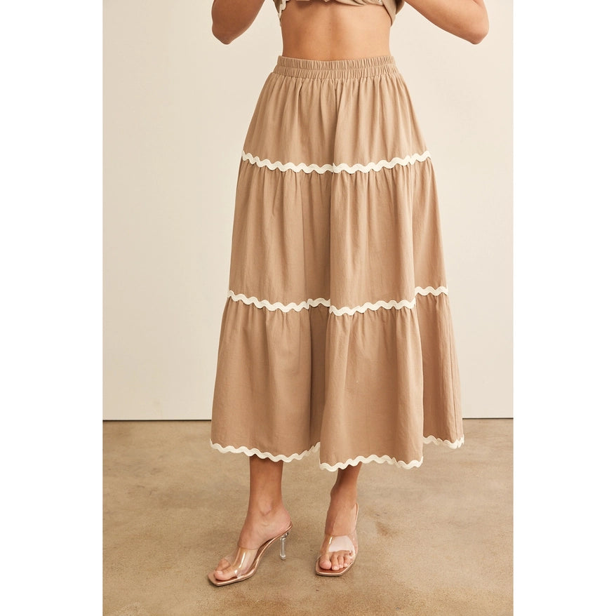 Ariana Tiered Maxi Skirt