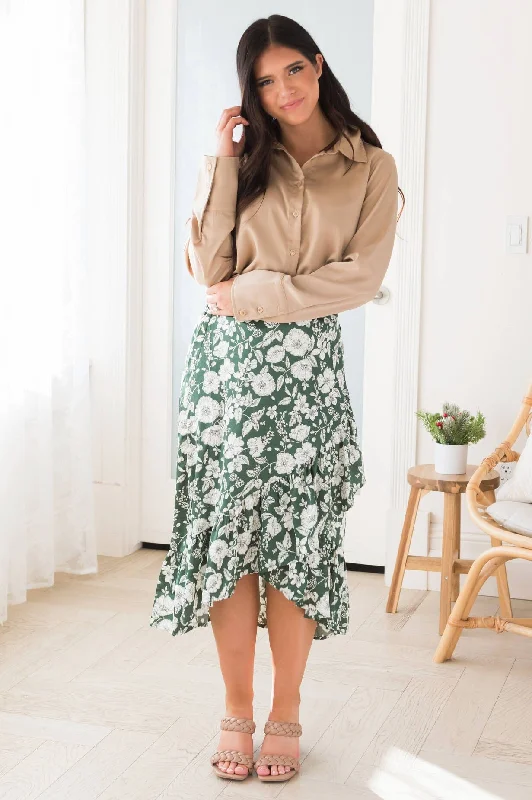 Ruffles Ahead High-Low Skirt