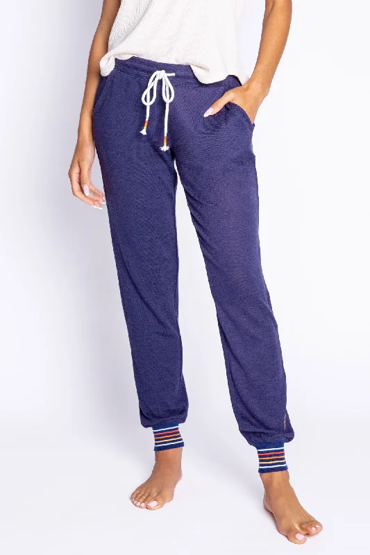 Stripe Rite Banded Pant