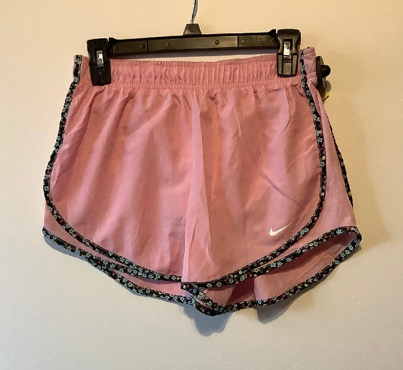 Athletic Shorts By Nike Apparel In Pink, Size: M