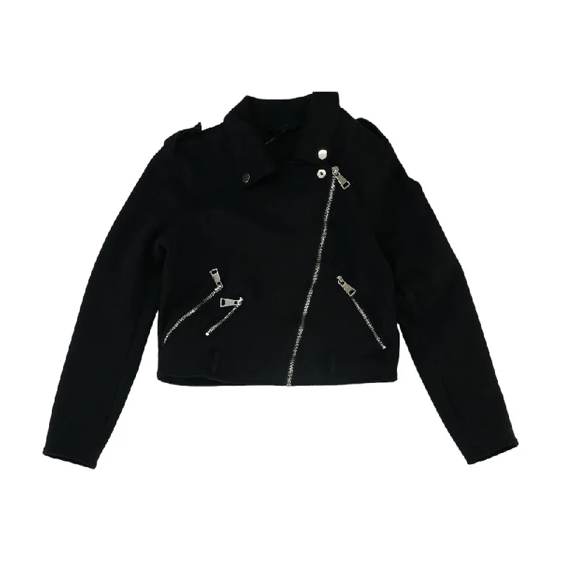 Black Solid Lightweight Jacket