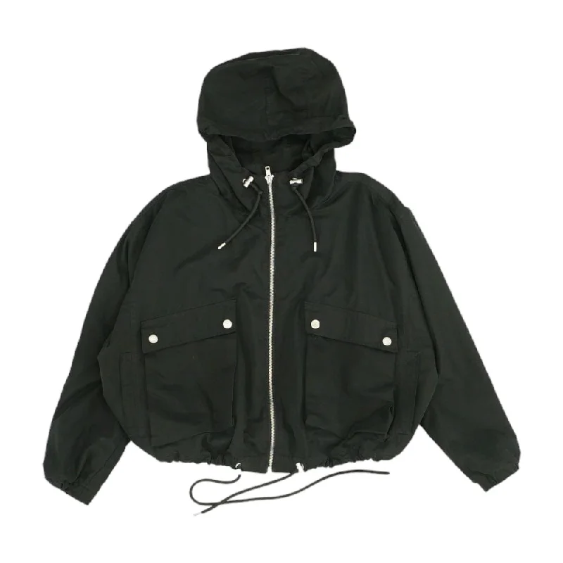 Black Solid Lightweight Jacket