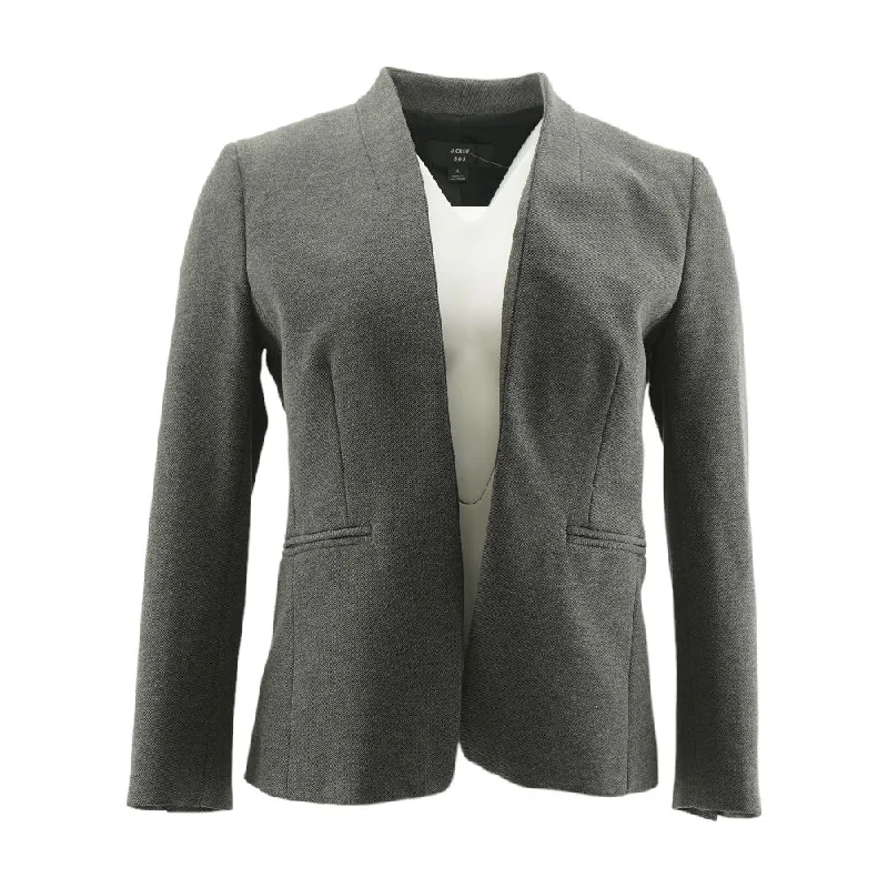 Gray Solid Blazer