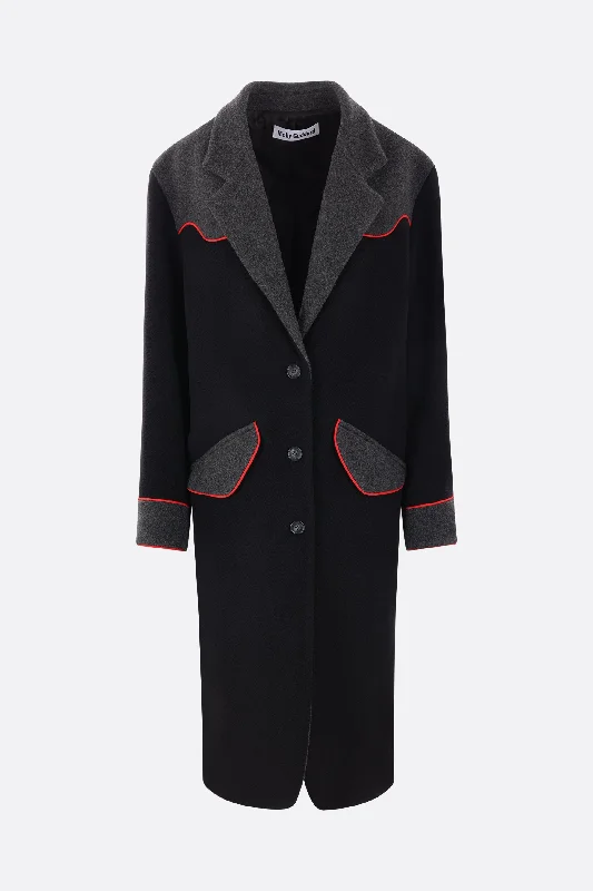 Charlie single-breasted wool coat