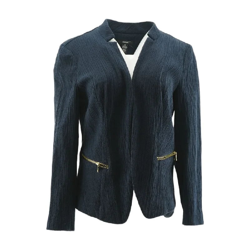 Navy Solid Blazer