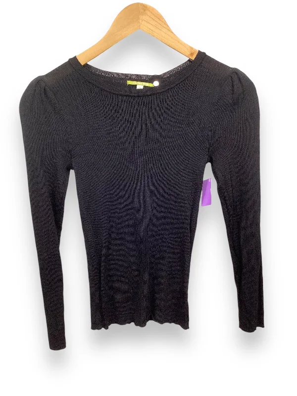 Top Long Sleeve By Gianni Bini In Black, Size: Xs