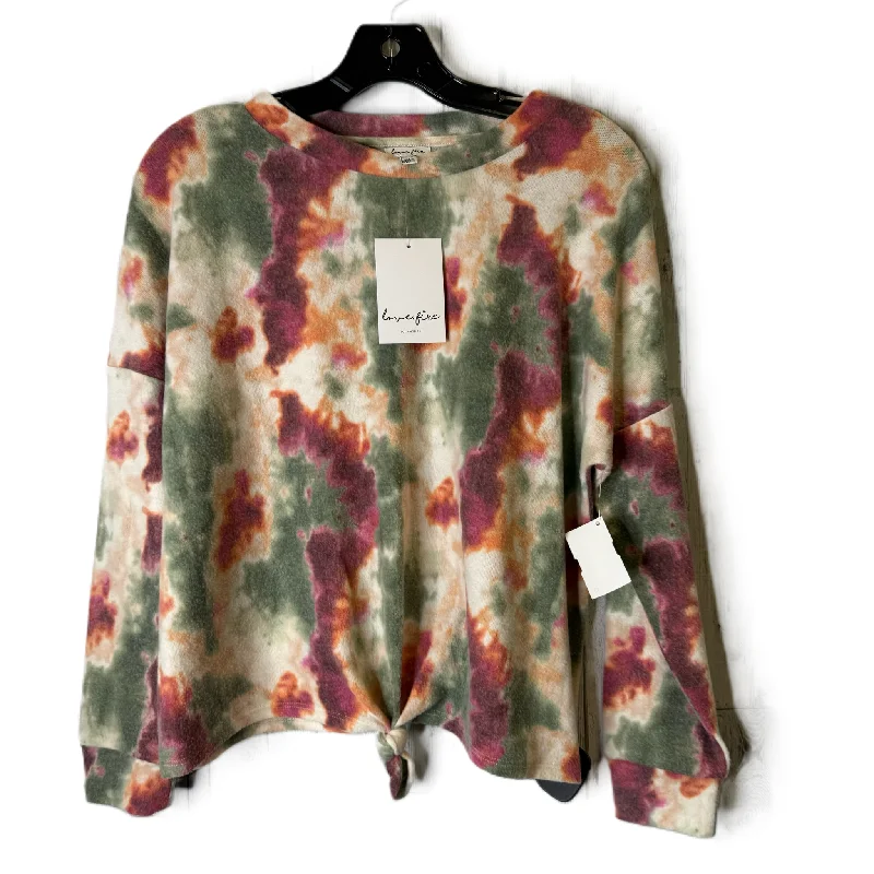 Top Long Sleeve By Love Fire In Multi-colored, Size: Xl