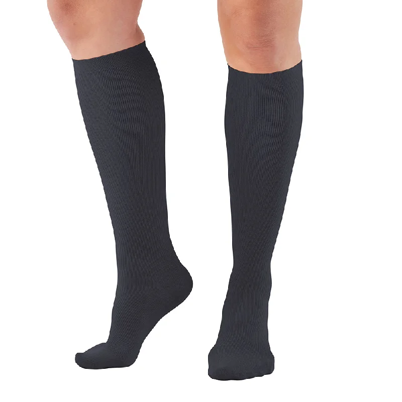 AW Style 167 Women's Travel Knee High Socks - 15-20 mmHg