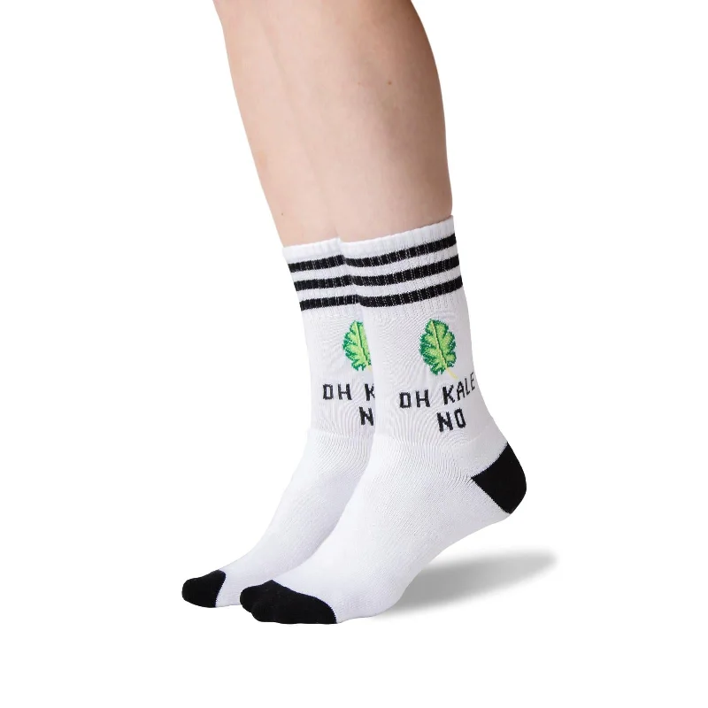 Hot Sox Womens Oh Kale No Crew Socks