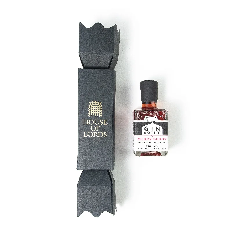 House of Lords Miniature Gin Liqueur Cracker