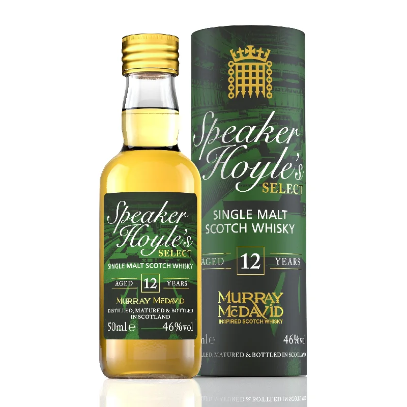 Speaker Hoyle's Select Single Malt Scotch Whisky Miniature - 5cl